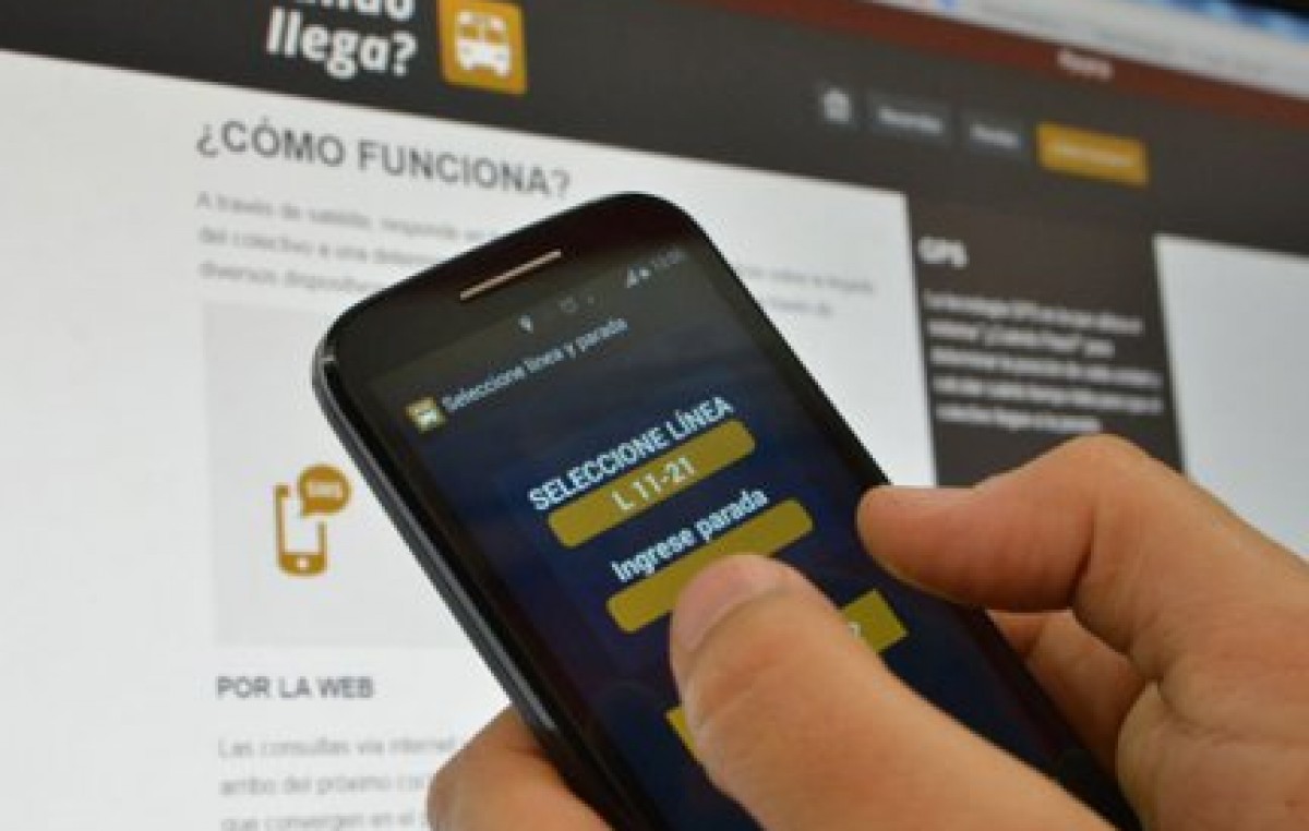 La Municipalidad de Paraná implementa una aplicación para saber cuándo llega el colectivo