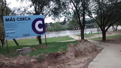 Llegará un 30% más de fondos de la Nación para tres obras en Villa Nueva