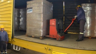 Llegó al Mercado Central de Buenos Aires el primer envío de productos mendocinos en tren