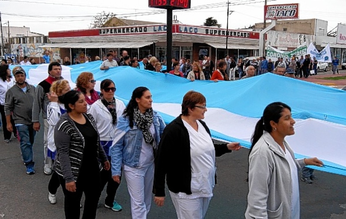 Los municipales de Adolfo Alsina siguen con la protesta