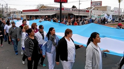 Los municipales de Adolfo Alsina siguen con la protesta