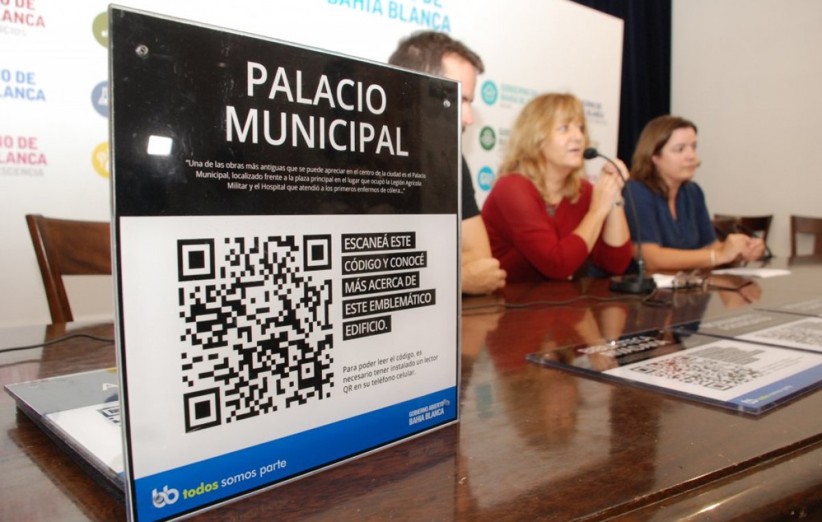 Principales edificios y monumentos de Bahía Blanca tendrán un código QR para saber todo sobre ellos