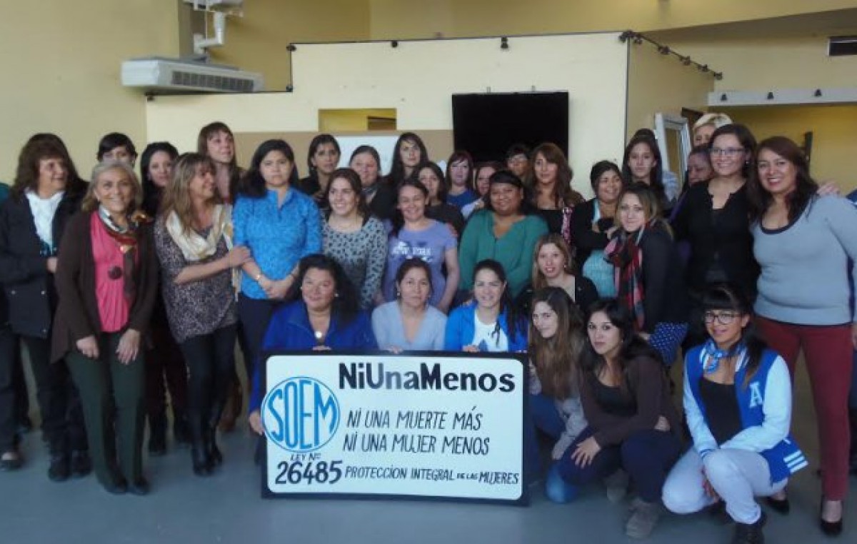 SOEM Ushuaia continúa con la campaña nacional «Ni una menos»