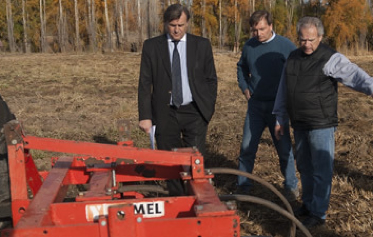 El Municipio de Trelew financia la construcción de nuevos invernáculos en las chacras