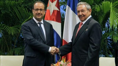 Hollande pidió en Cuba el fin de las sanciones contra la isla