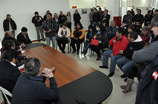Ayer el SOEM en reunión con el cuerpo de concejales, pidiendo una solución.