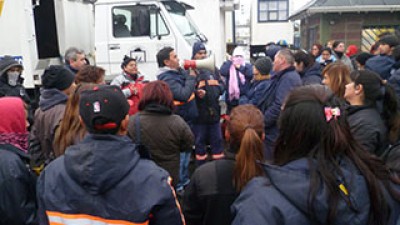 Río Gallegos: Bloqueo del SOEM para impedir la recolección de residuos