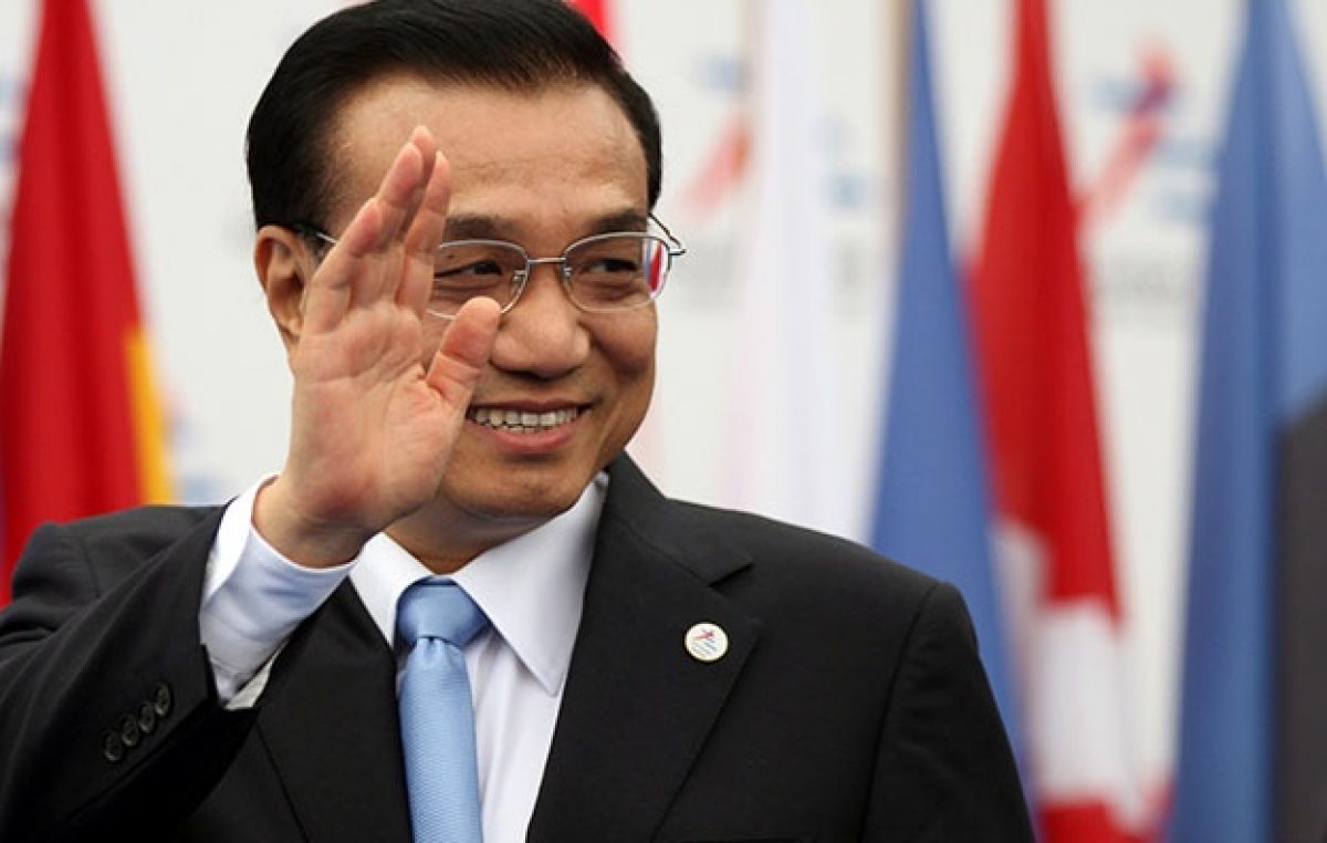 El primer ministro de China llegó a Brasil con la promesa de invertir U$D 50.000 millones