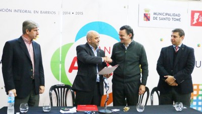 Plan Abre: se inician obras viales por más de 5 millones en barrios de Santo Tomé