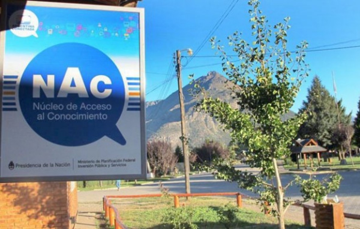 El Hoyo: Ya funciona el quinto Núcleo de Acceso al Conocimiento instalado en Chubut