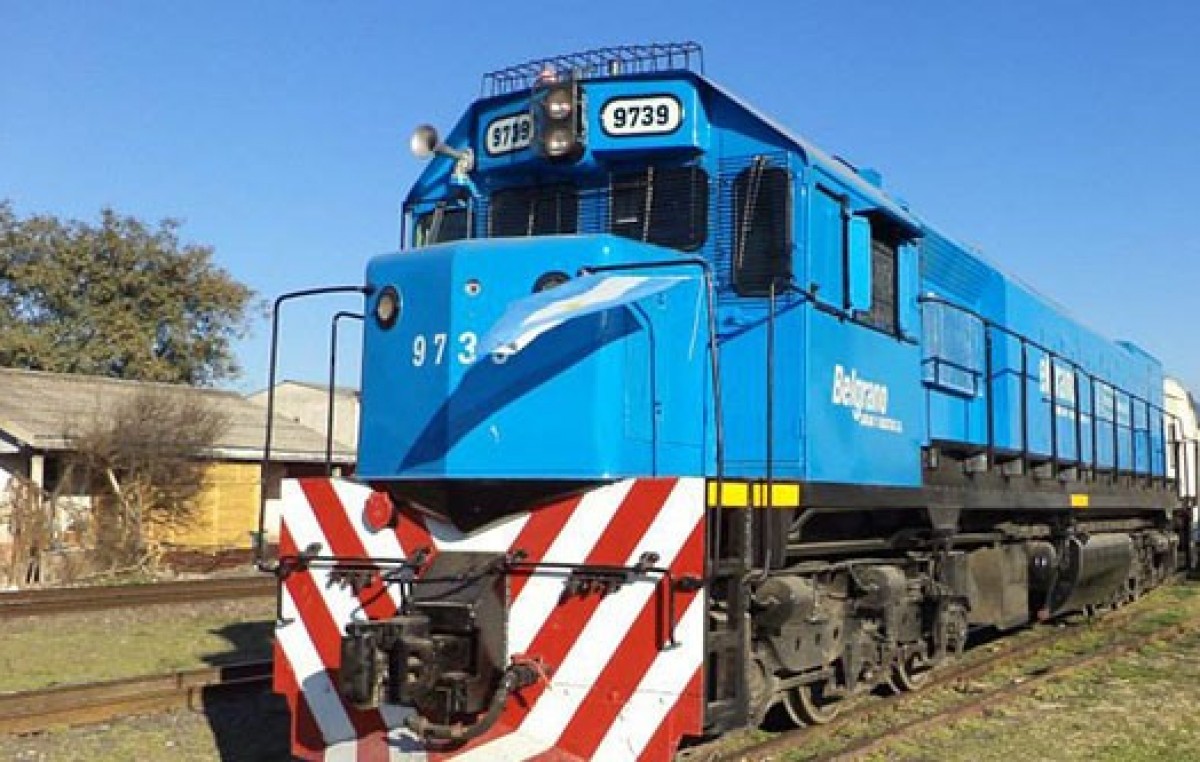 El primer tren de cargas de Mendoza llega al Central