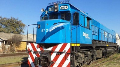 El primer tren de cargas de Mendoza llega al Central