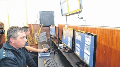 Saavedra inauguró el sistema de cámaras