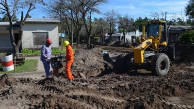Avellaneda avanza con más pavimento, desagües e iluminación