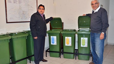 Tolar Grande recibió diversos elementos para instalar 15 eco-puntos