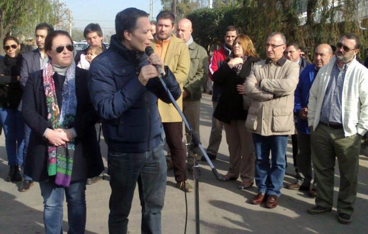 Esteban Echeverría: Inauguraron obras de urbanización