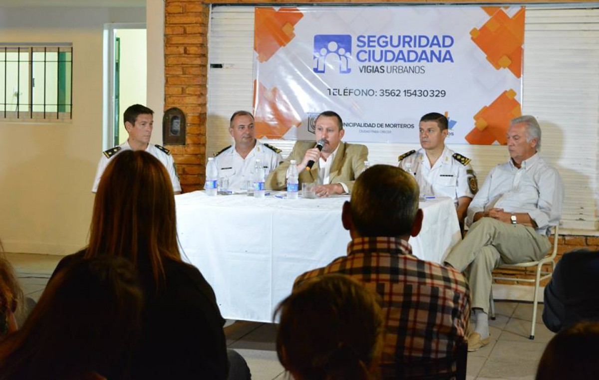 Bajó 50% el delito gracias al nuevo esquema de Seguridad Ciudadana en Morteros