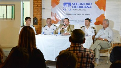 Bajó 50% el delito gracias al nuevo esquema de Seguridad Ciudadana en Morteros