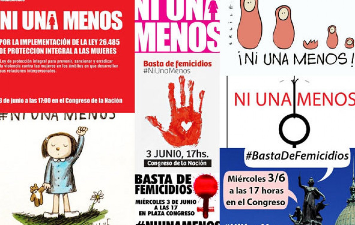 Ni Una Menos: más de 80 ciudades argentinas unidas contra los femicidios