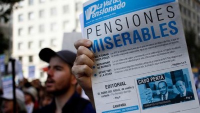Polémica propuesta para aumentar pensiones en Chile