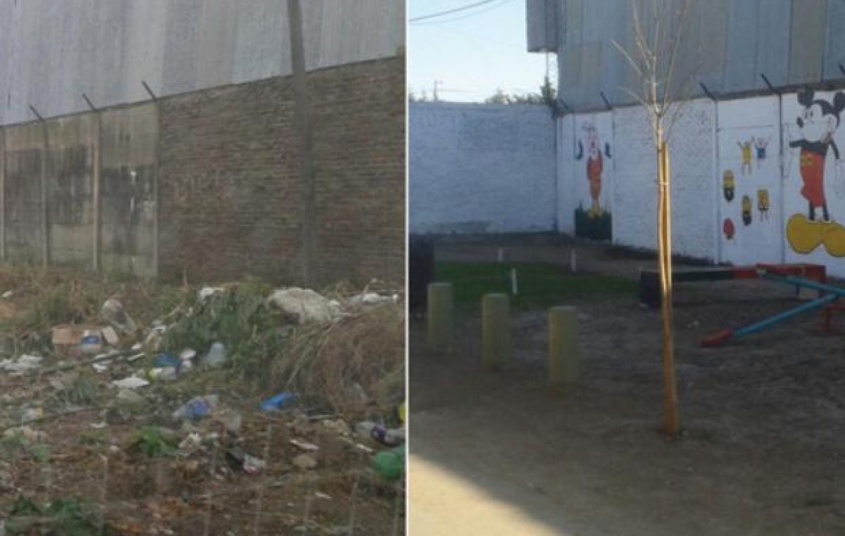 En Rosario convirtieron cinco minibasurales en espacios públicos