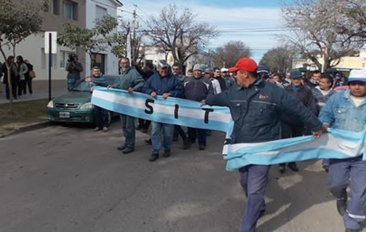 Nueva movilización de municipales en Reconquista