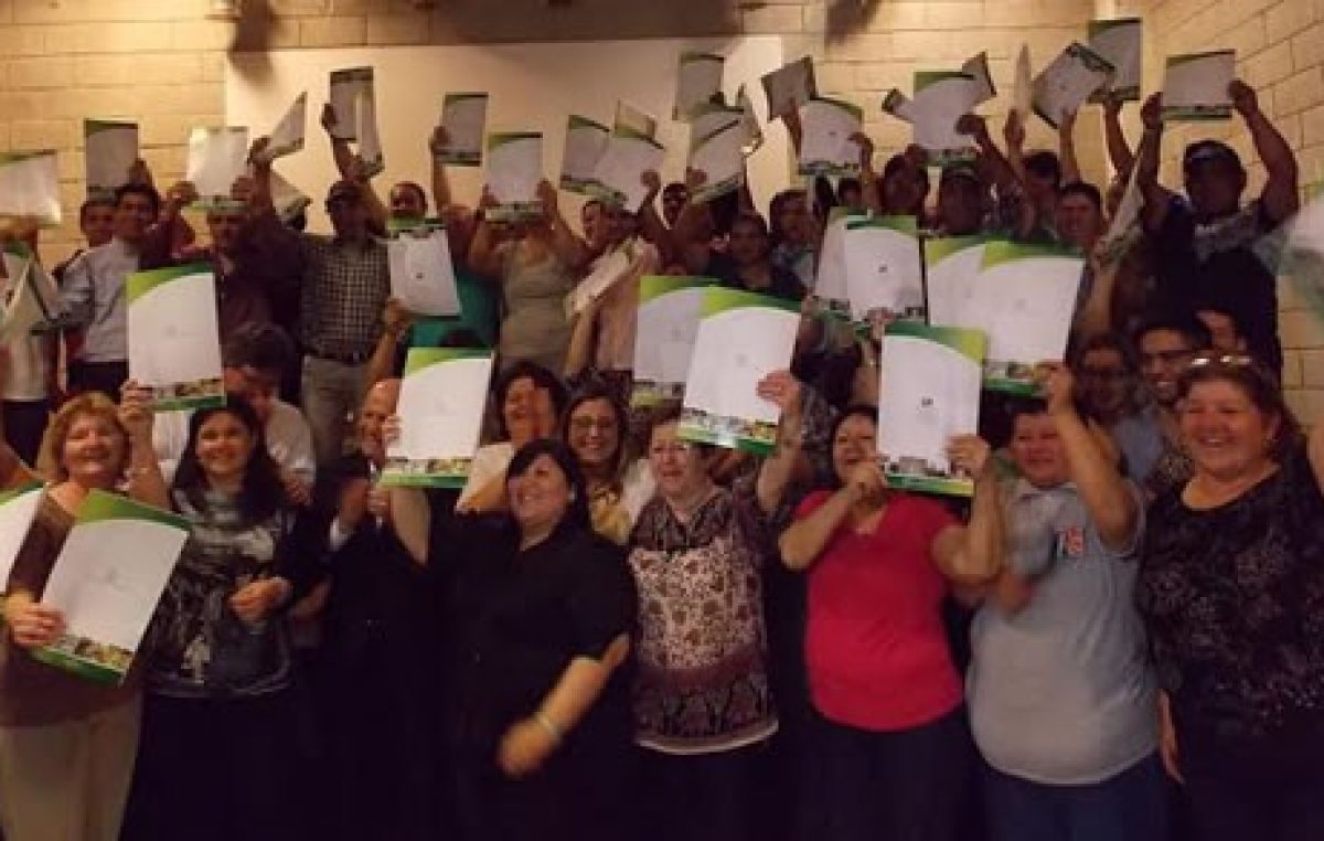 Acto de pases a planta permanente en Reconquista
