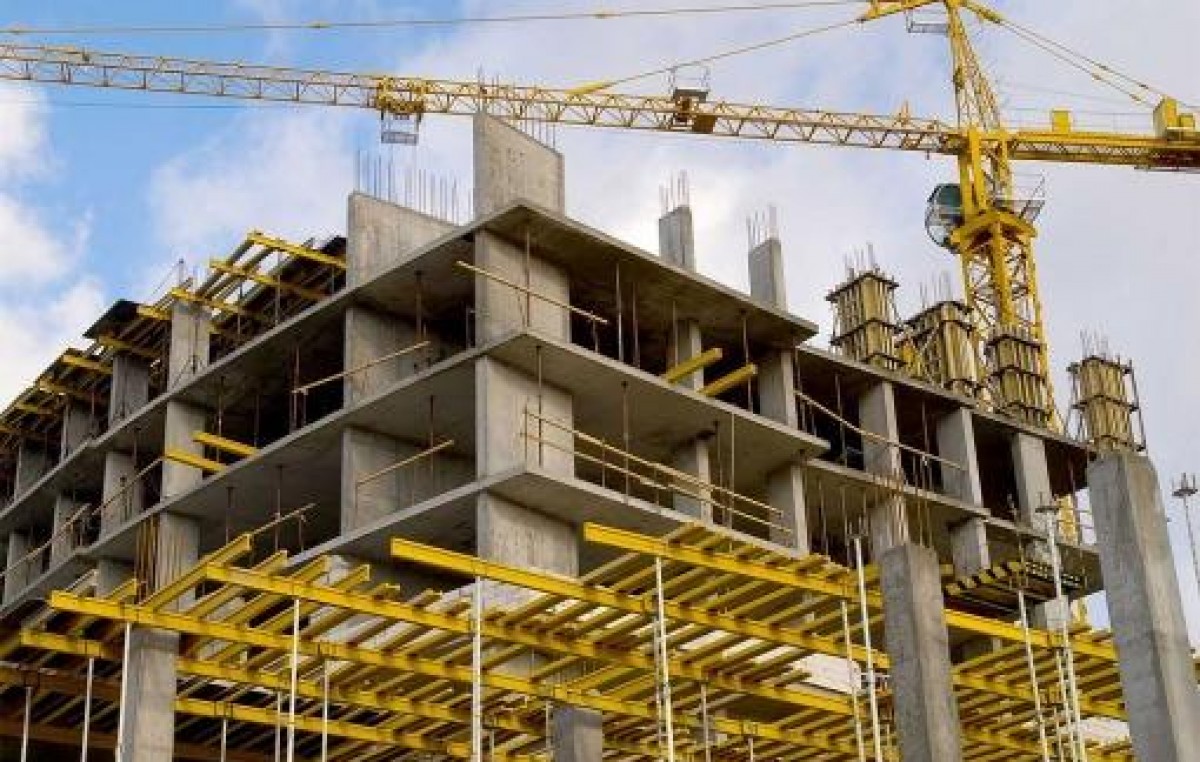 La actividad de la construcción creció 16 por ciento durante junio