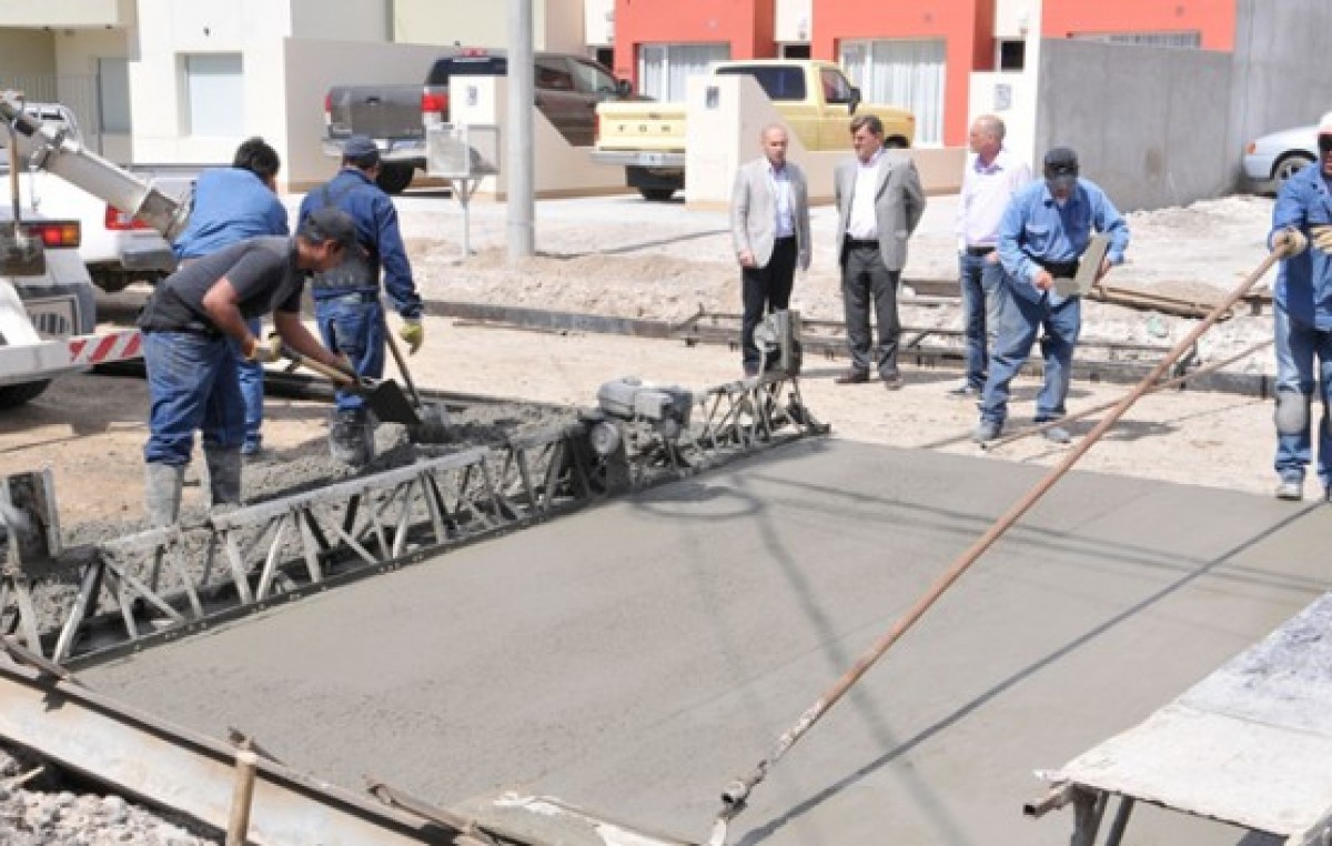 El municipio de Trelew invertirá 10 millones en pavimento y cordones cuneta