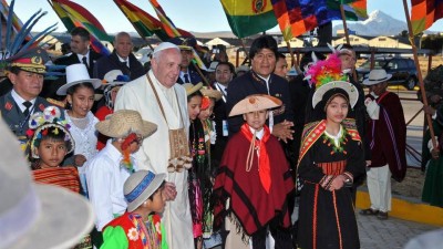 Papa considera que «no es injusto» que Bolivia tenga como anhelo una salida al mar