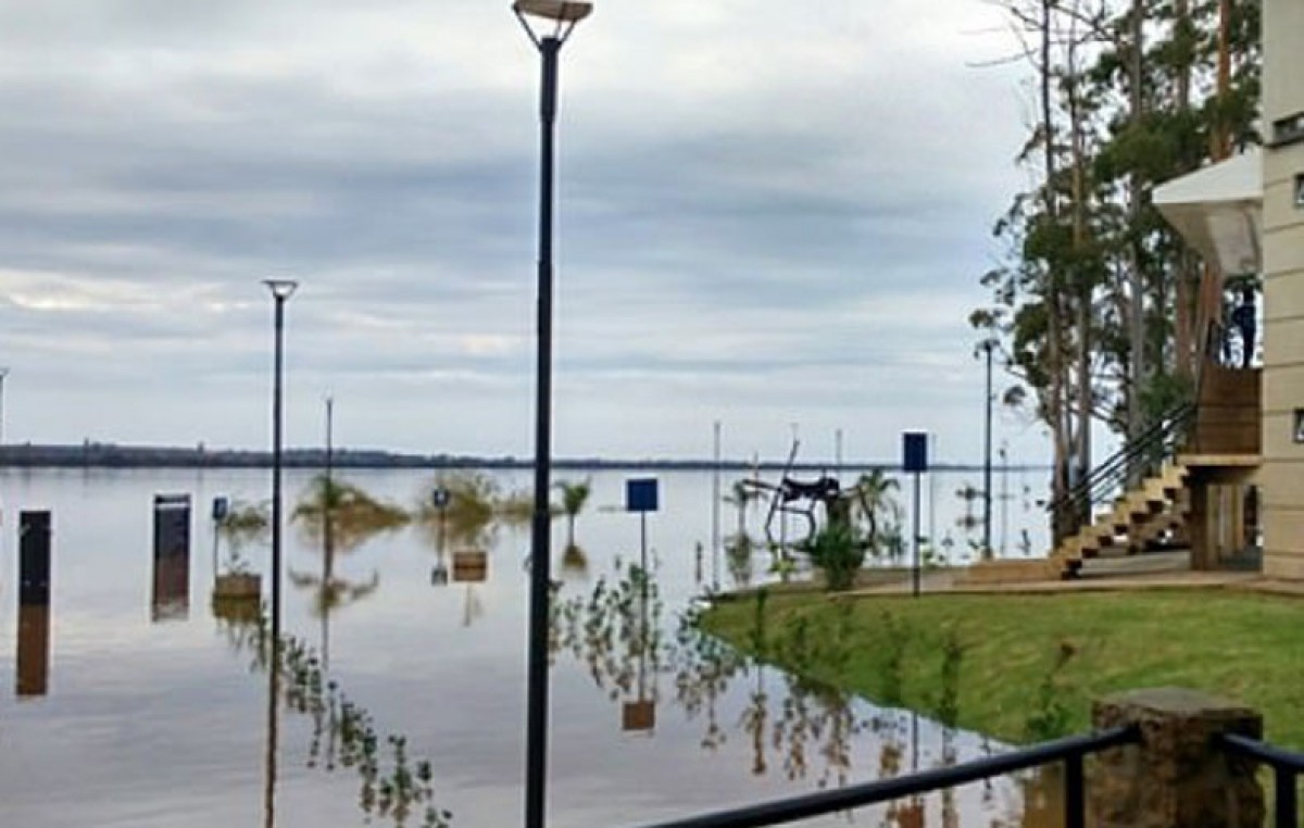 Alertan por la inminente crecida del río Uruguay en Concordia