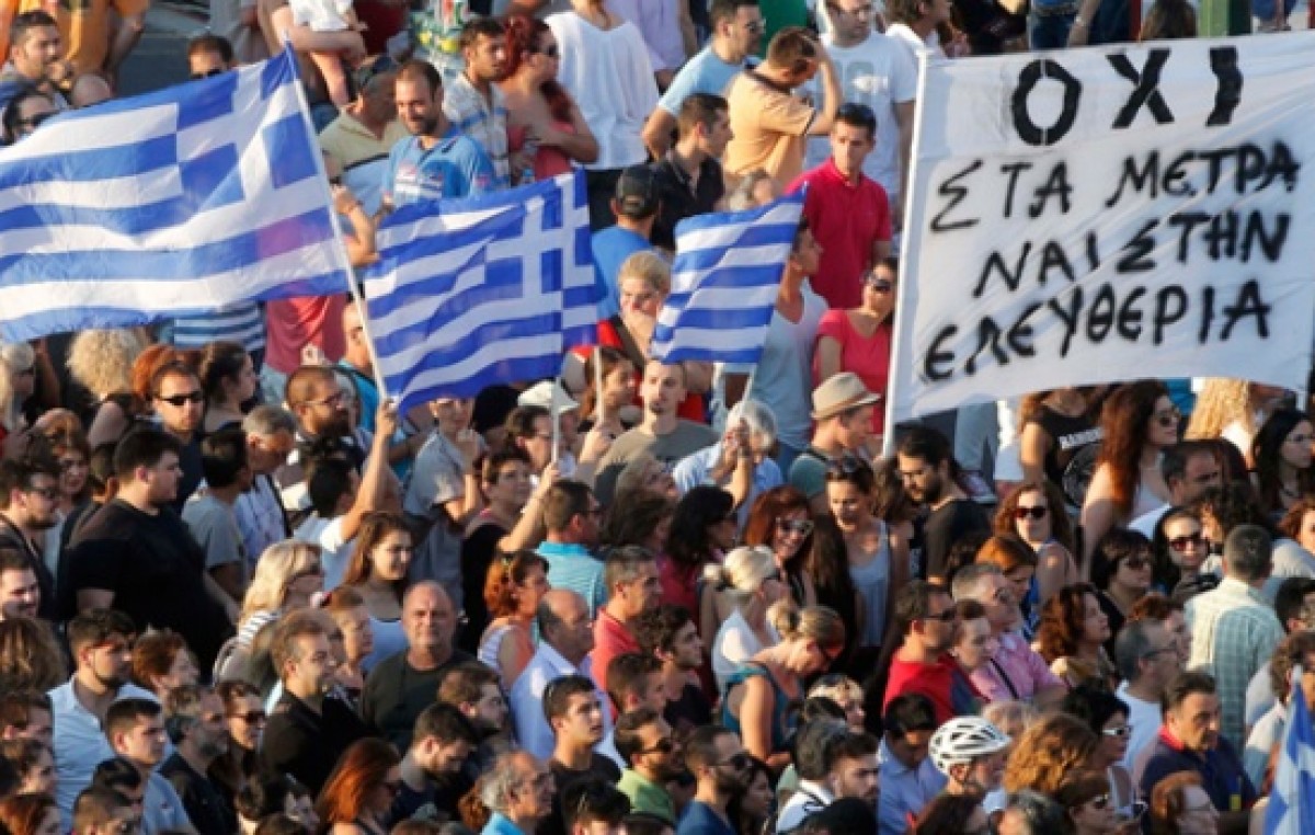 Grecia le dijo “No” al ajuste europeo
