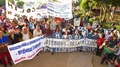 Multitudinaria marcha a 39 años de la operación represiva del «Apagón» que enlutó a Jujuy