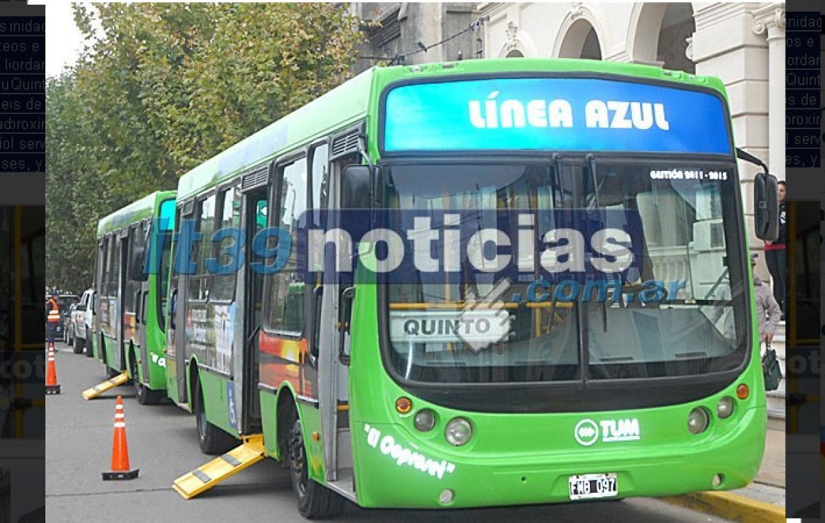 Colectivos municipales de Victoria: Se vendieron 25 mil pasajes