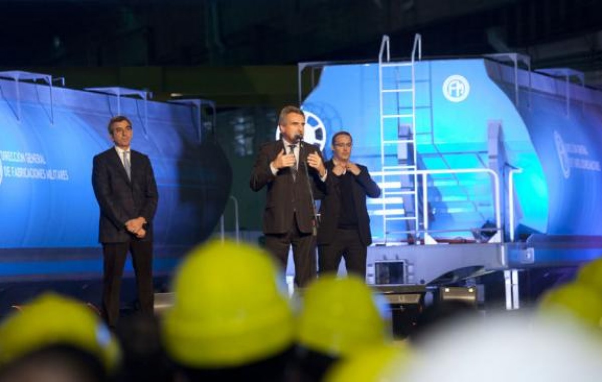 CFK presentó los vagones hechos en Río III
