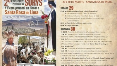 2º Encuentro Provincial de Suris en Santa Rosa de Tastil, 29 y 30 de agosto