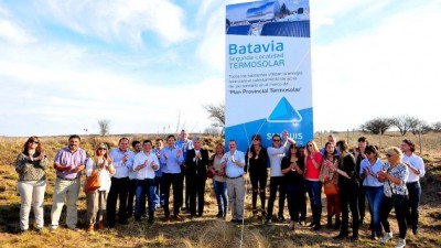Batavia es la segunda localidad termosolar de la Argentina