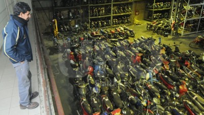 Las motos retenidas, una opción para eliminar la tracción a sangre en Santa Fe