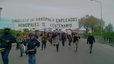 Los municipales de Centenario y el Intendente fumaron la pipa de la paz