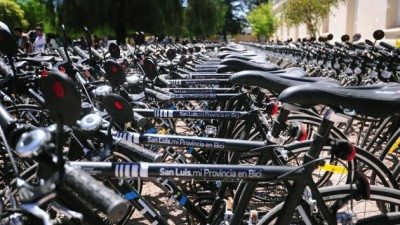 TuBi: 3500 universitarios de San Luis recibirán sus bicis