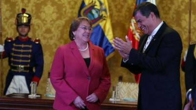 Rafael Correa y Michelle Bachelet dan un nuevo impulso a la relación Chile-Ecuador