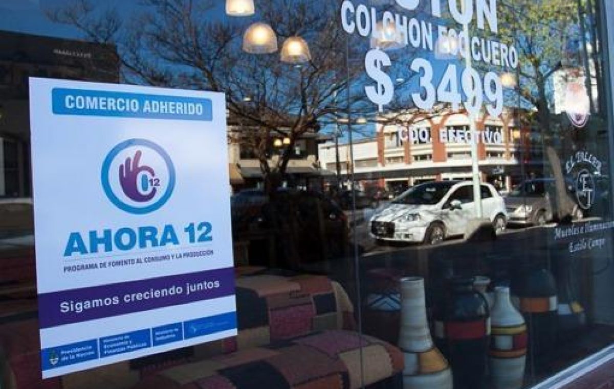 «Ahora 12» superó los 34.000 millones de pesos en ventas