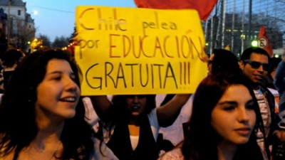 Estudiantes chilenos reclamaron una reforma estructural