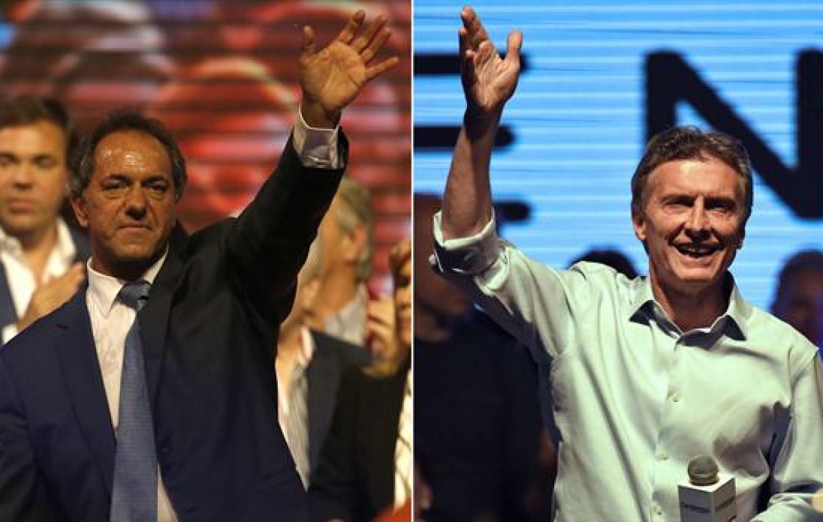 Habrá balotaje entre Scioli y Macri para definir la presidencia