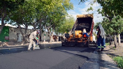 Santo Tomé: se ejecutó en un 80% el plan de pavimentación