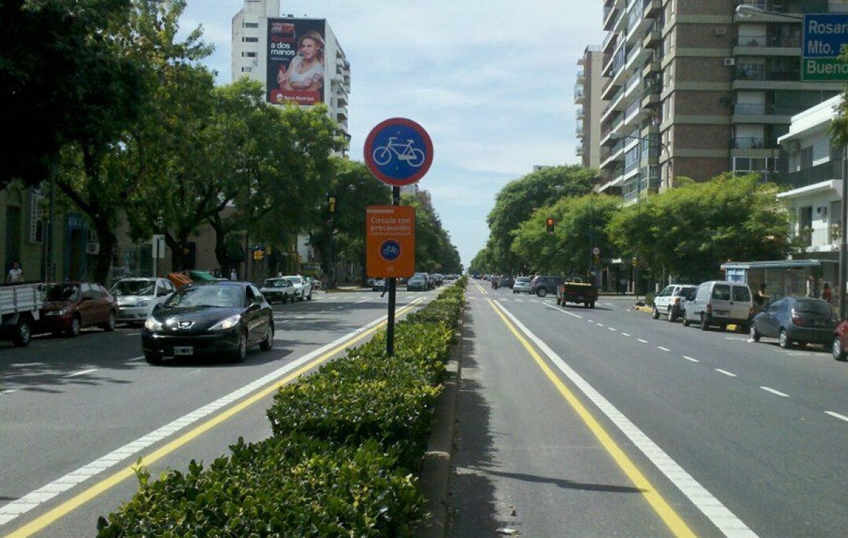 Comenzó la puesta en marcha de 20 nuevos kilómetros de ciclovías en Rosario