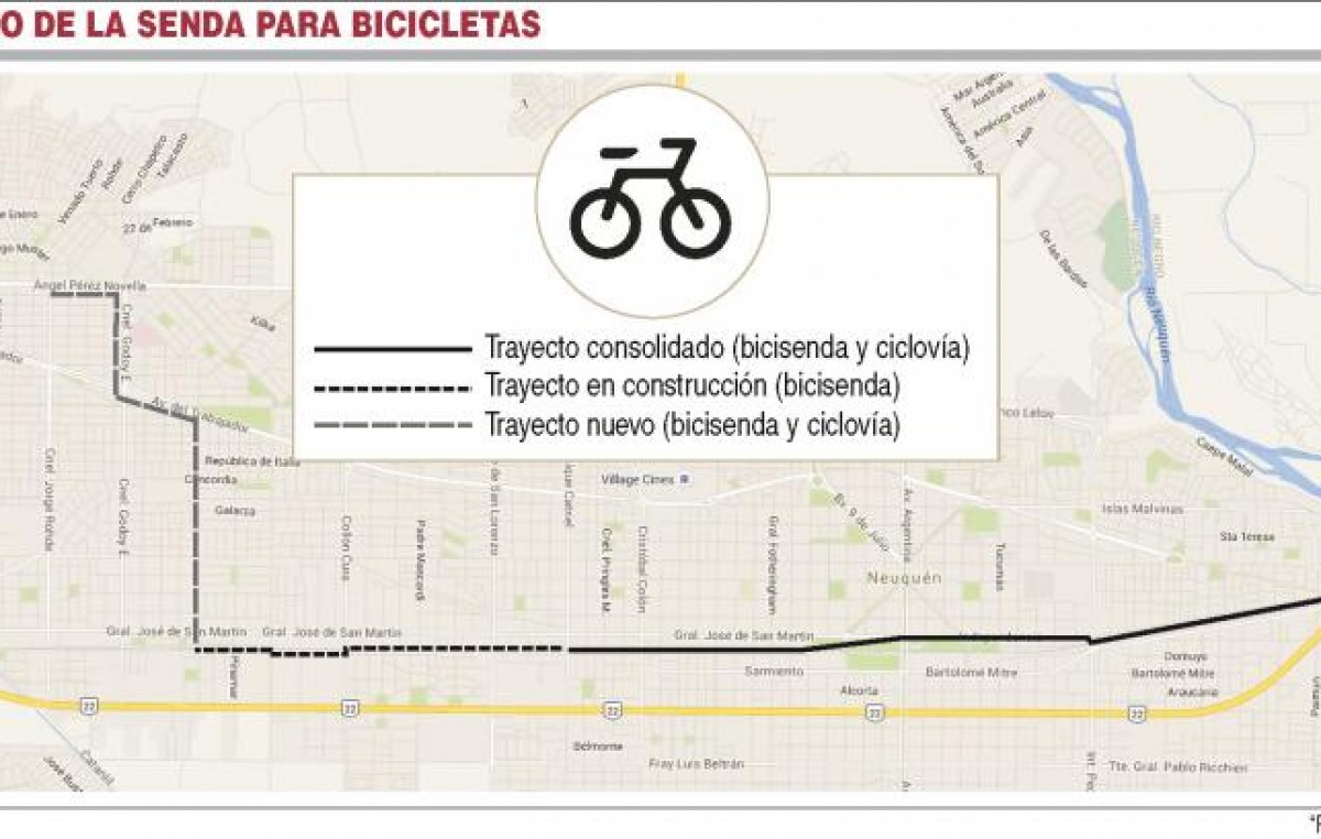 Se podrá pedalear Neuquén de punta a punta