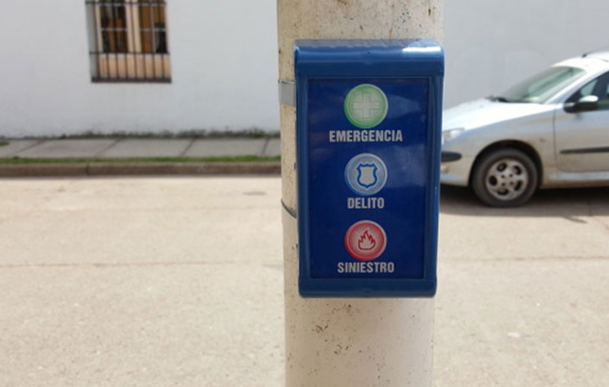 Comenzaron a instalarse Botones Antipánico en Nogoyá