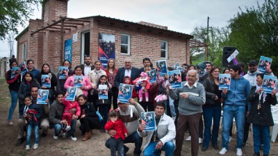 Veinte fueron las familias beneficiadas en Paclín