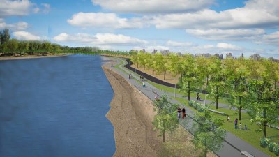 El Paseo Costero de Neuquén ya se extiende hacia la zona oeste